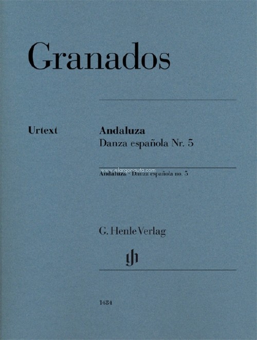 Andaluza, Danza española no. 5, for piano. 9790201814841