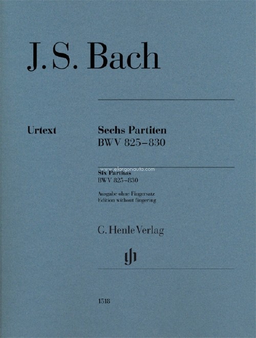 Six Partitas BWV 825-830. Piano. 9790201815183