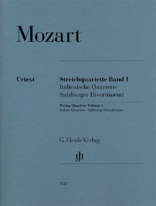 String Quartets Volume I Band 1, Italian Quartets, Salzburg Divertimenti, string quartet. 9790201811208