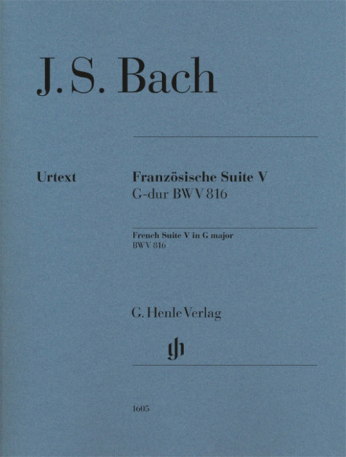 French Suite V, BWV 816, piano. 9790201816050 French Suite V, BWV 816, piano. 9790201816050