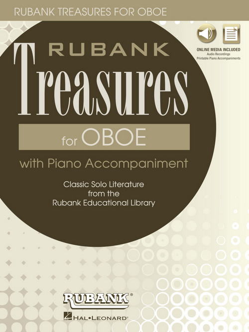 Rubank Treasures for Oboe: Book with Online Audio (stream or download). 9781480352414