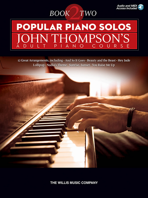 Popular Piano Solos: Adult Piano Course - Book 2: Intermediate Level. 9781480367463