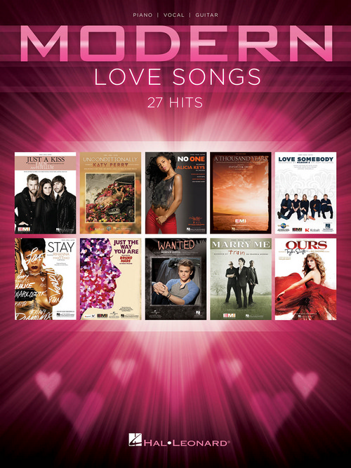 Modern Love Songs, Piano, Vocal and Guitar