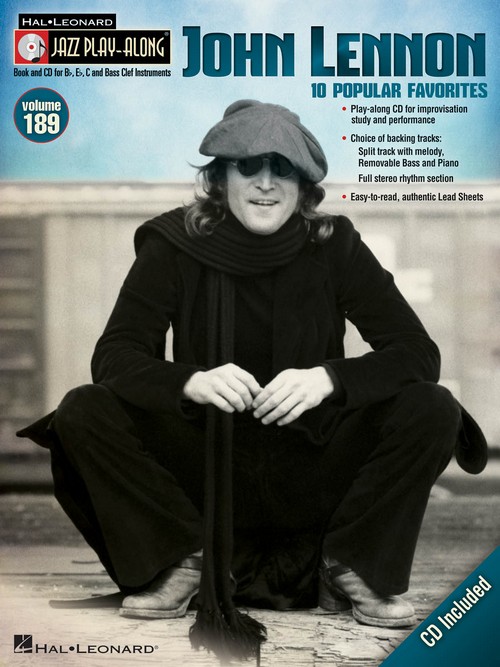 John Lennon: Jazz Play-Along Volume 189, Flute, Violin, Guitar, Clarinet, Trumpet, Saxophone, Trombone, Chords. 9781495003813