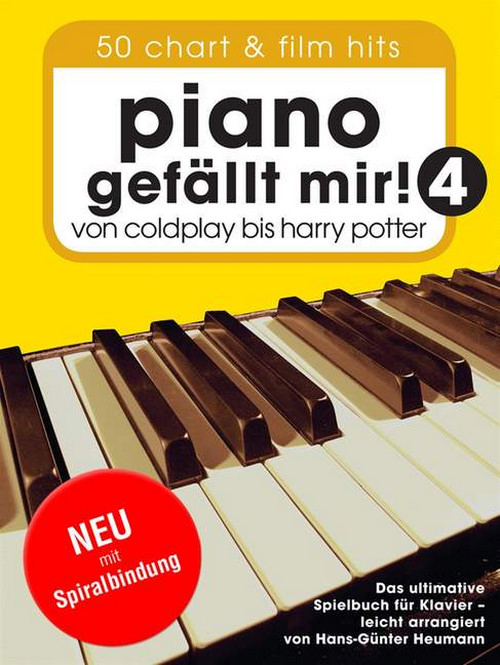 Piano Gefallt Mir! 4 (spiral-bound), von Coldplay bis Harry Potter