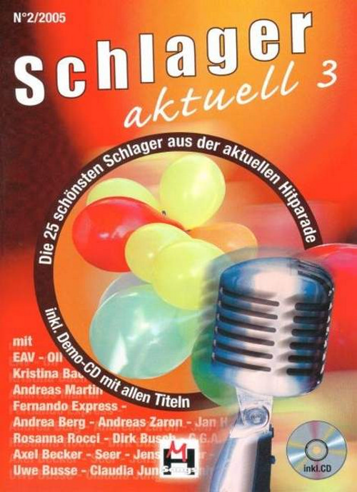 Schlager Aktuell 3: Die 25 Besten Schlager Aus Der Aktuellen Hitparade, melody instrument in C