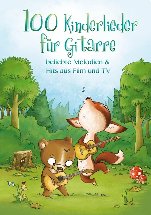 100 Kinderlieder für Gitarre: Beliebte Melodien & Hits aus Film und TV, Guitar. 9783865439383