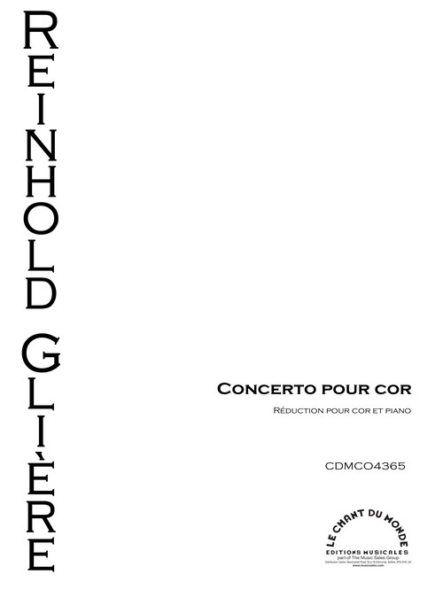 Concerto pour Cor Op. 91, Piano Reduction. 9790201642017 Concerto pour Cor Op. 91, Piano Reduction. 9790201642017