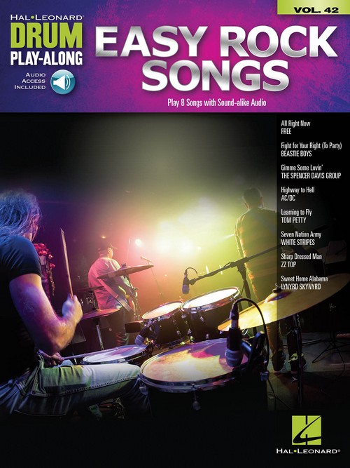 Easy Rock Songs: Drum Play-Along Volume 42. 9781495028373