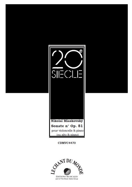 Sonate No. 2, Op. 81 pour violoncelle et piano