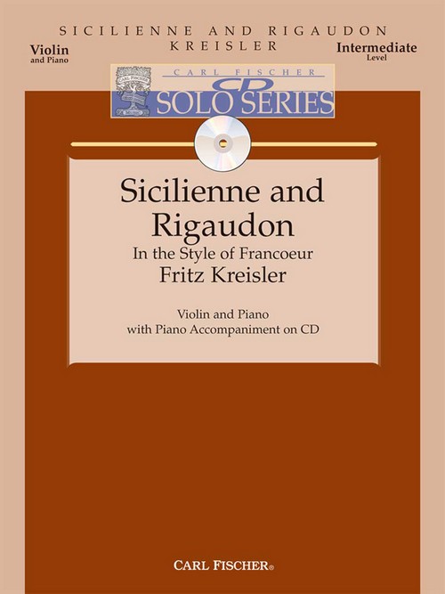 Sicilienne and Rigaudon, Violin and Piano