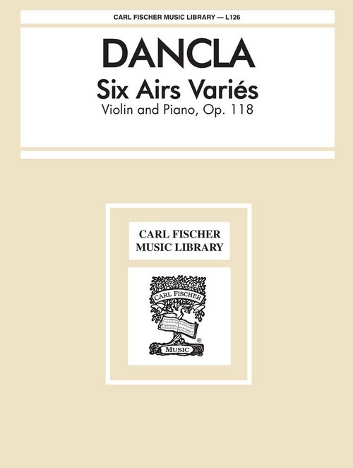 Six Airs Variés Opus 118, Violin and Piano