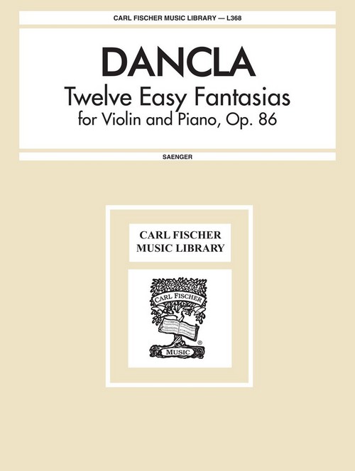 12 Easy Fantasies Op. 86, Violin and Piano