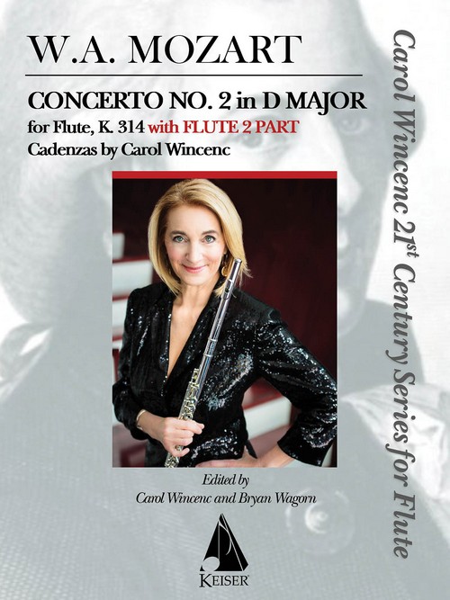 Concerto No. 2 in D Major for Flute, K. 314. 9781581060942