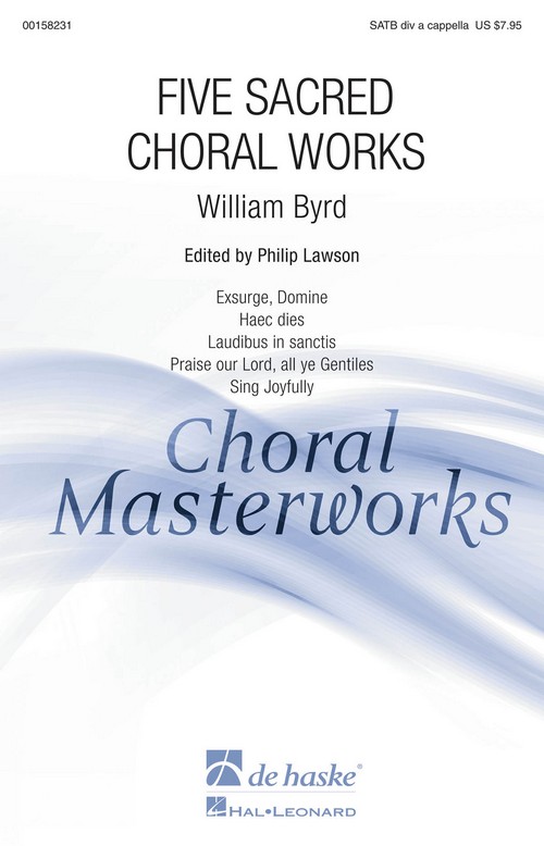Five Sacred Choral Works: Collection, SATB a Cappella. 99137
