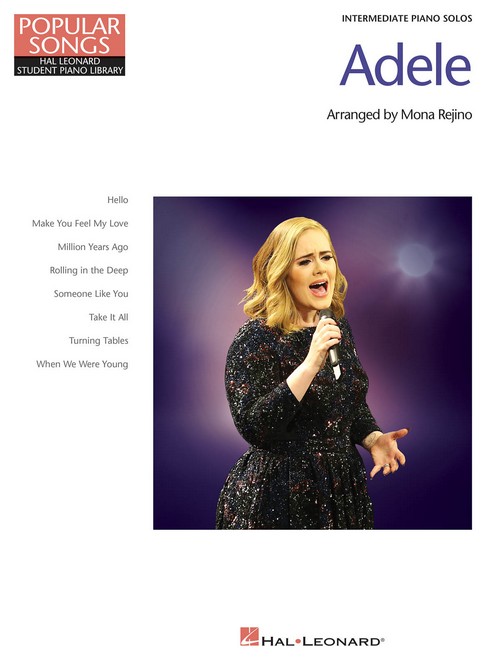 Adele - Popular Songs Series: 8 Beautiful Arrangements for Intermediate Piano Solo. 9781495062803