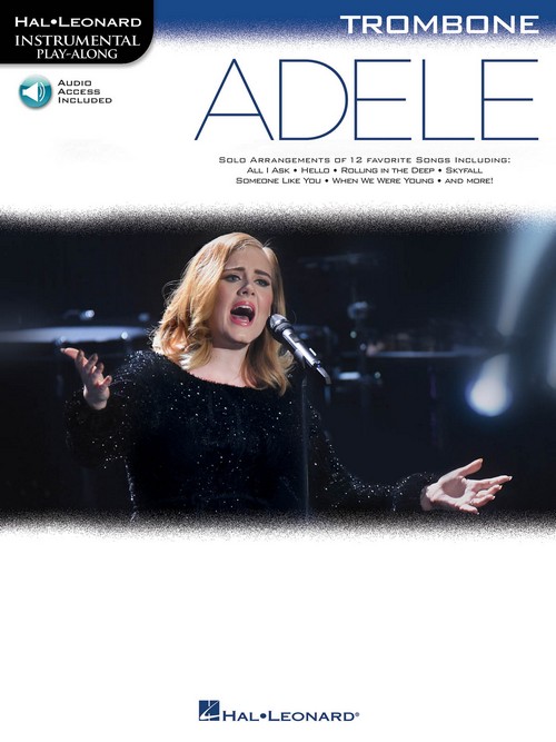 Adele: Instrumental Play-Along, Trombone. 9781495063015