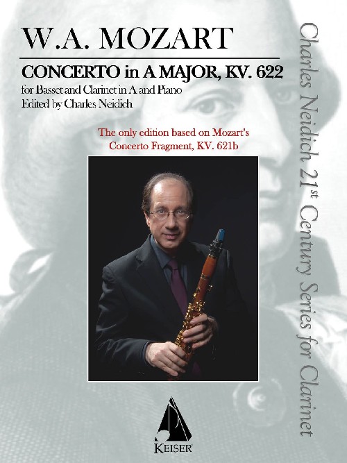Clarinet Concerto, K. 622, Clarinet and Piano. 9781581061475