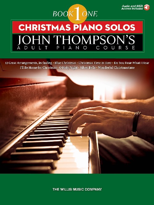 Christmas Piano Solos: John Thompson's Adult Piano Course (Book 1), Elementary Level