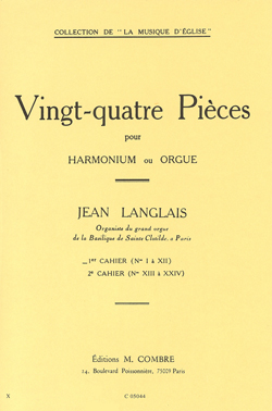 Vingt-quatre Pièces, cahier nº 1 (1 à 12): Pour harmonium ou orgue