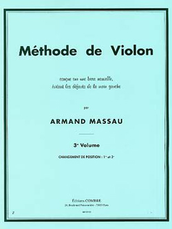 Méthode de violon Vol. 3 (1e et 3e positions)