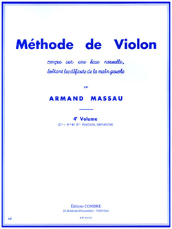 Méthode de violon Vol. 4 (2e, 4e et 5e positions)