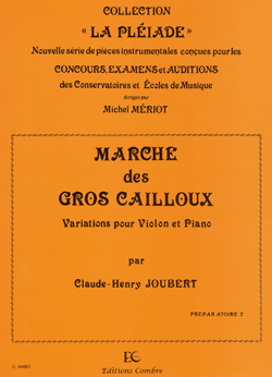 Marche des gros cailloux, violon et piano