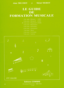 Guide de formation musicale Vol.3 - préparatoire 1