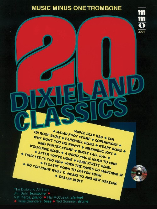 Twenty Dixieland Classics: Music Minus One Trombone. 99759