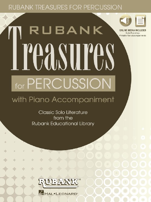 Rubank Treasures for Percussion: Book with Online Audio (stream or download). 9781495075117
