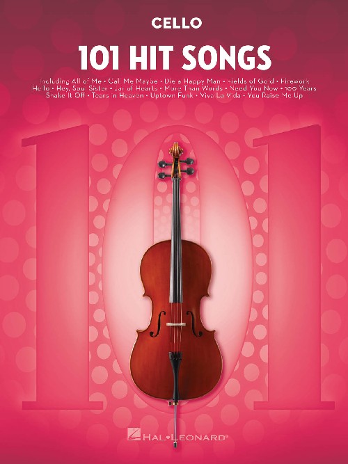 101 Hit Songs, Cello. 9781495075377