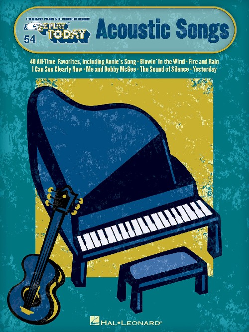 Acoustic Songs: E-Z Play Today 54, Piano