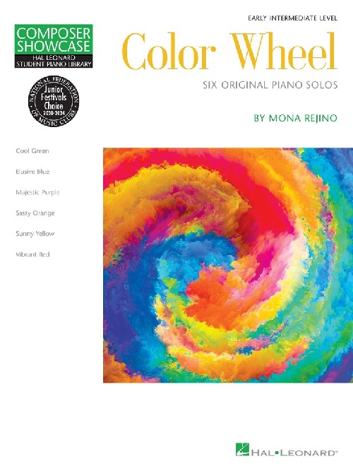 Color Wheel: Six Original Piano Solos,  Early Intermediate Level. 9781495080555