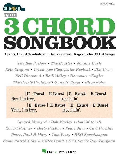 The 3 Chord Songbook - Strum & Sing Guitar