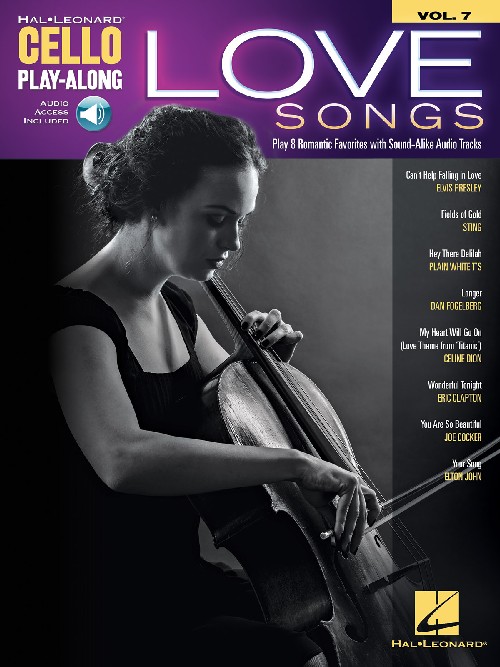 Love Songs: Cello Play-Along Volume 7