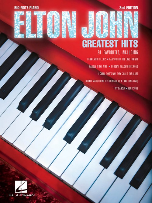 Elton John, Greatest Hits, 2nd Edition: 20 Favorites arranged for Big-Note Piano. 9780793546268